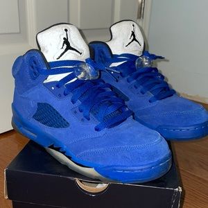 Jordan 5 Retro Blue Suede
